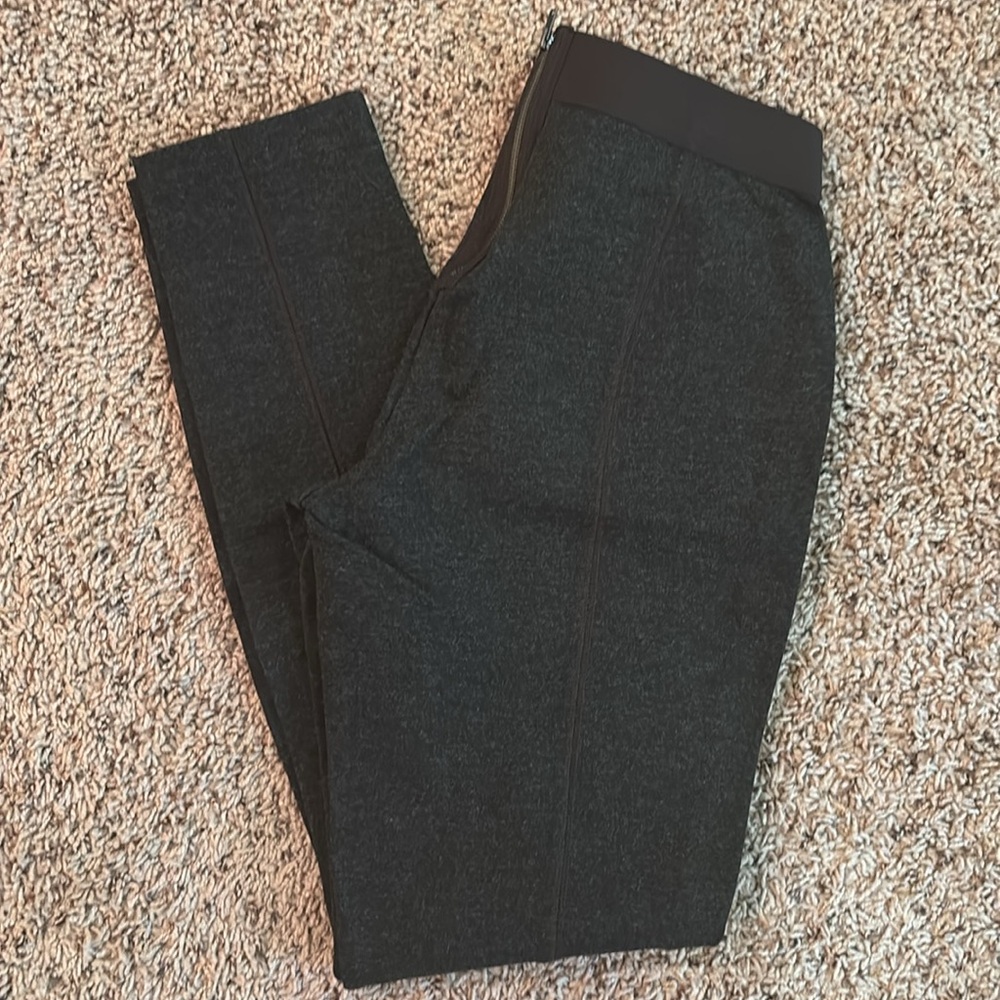 J. Crew Pixie Black Skinny Hybrid Leggings Pants 4R - Picture 7 of 8